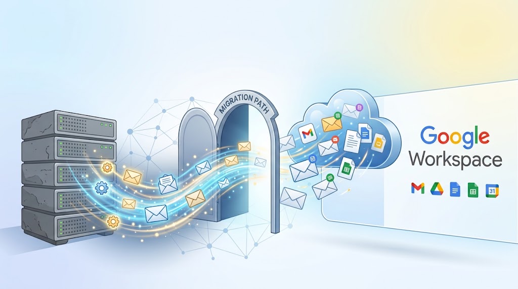 Cum transferi domeniul existent la Google Workspace fără să pierzi emailurile